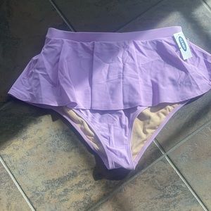 Old Navy high waisted bathing suit bottoms